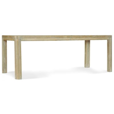 Hooker Surfrider Light Wood Rectangle Dining Table With 1-18 in Leaf 