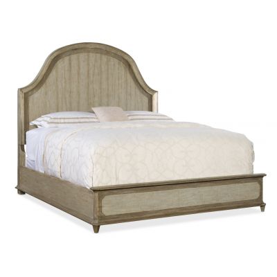 Hooker Alfresco Light Wood Lauro Panel Bed With Metal