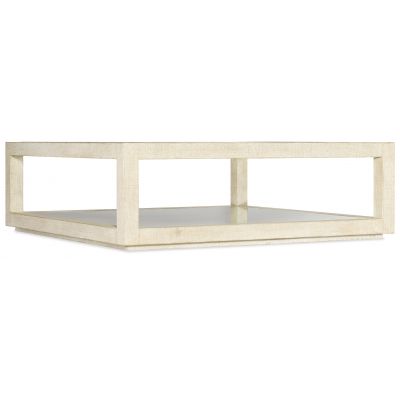 Hooker Cascade White Square Cocktail Table