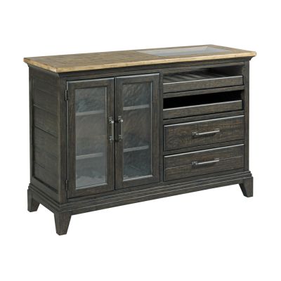 Kincaid Plank Road 54 Inch Pleasant Hill Wine Server in Charcoal Finish