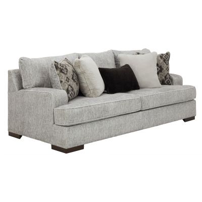 Cadro Two Seater Sofa Couch in Grey