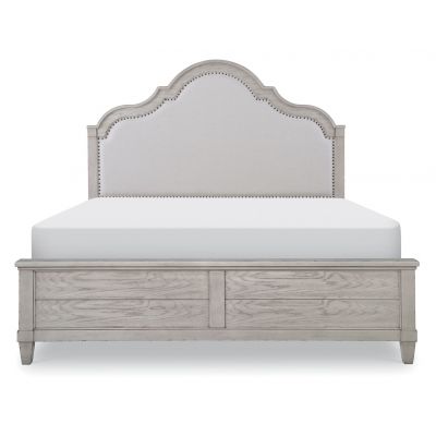 Legacy Classic Belhaven Weathered Plank Upholstered Panel Bed