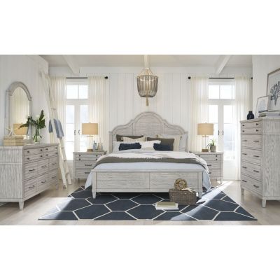 Legacy Classic Belhaven Weathered Plank Arched Panel Bedroom Set