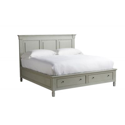 Universal Summer Hill French Gray Storage Bed