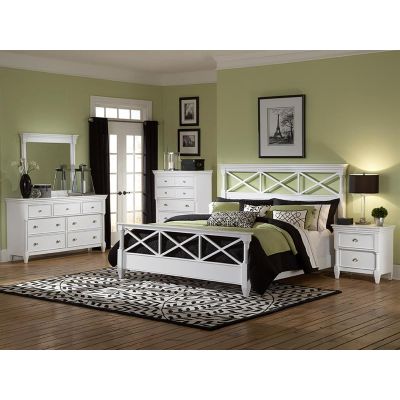 kasey White Panel Bedroom Set