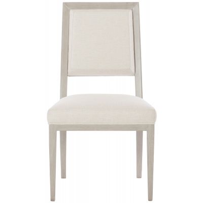 Bernhardt Axiom Linear Gray Dining Side Chair