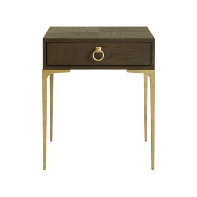 Universal Soliloquy Cocoa Drawer End Table 