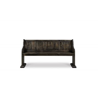 Bellamy Peppercorn Bench with Back