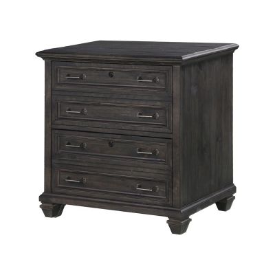 Sutton Place Weathered Charcoal Lateral File Cabinet