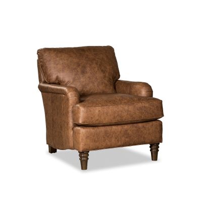 Metro Light Brown Leather Chair 