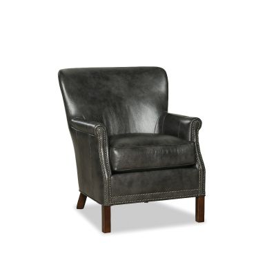 Messa Black Leather Chair 