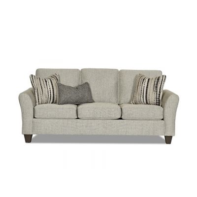 Newton Three Seater Sofa Couch in Stone