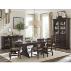 St.Claire Rustic Pine Extendable Dining Room Set