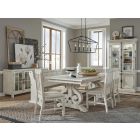 Bronwyn Antique White Extendable Dining Room Set