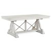Heron Cove Chalk White Dining Trestle Table